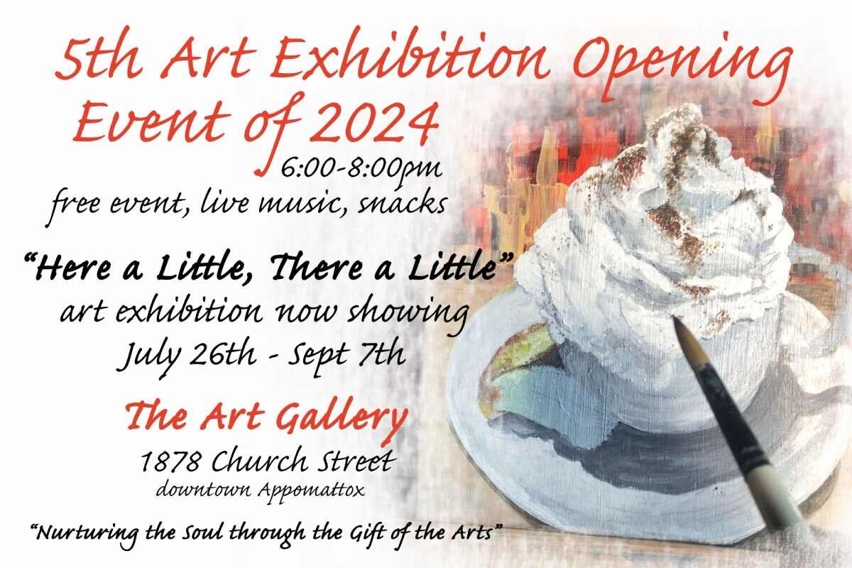 Flyer for 5th Art Exhibition Opening of 2024