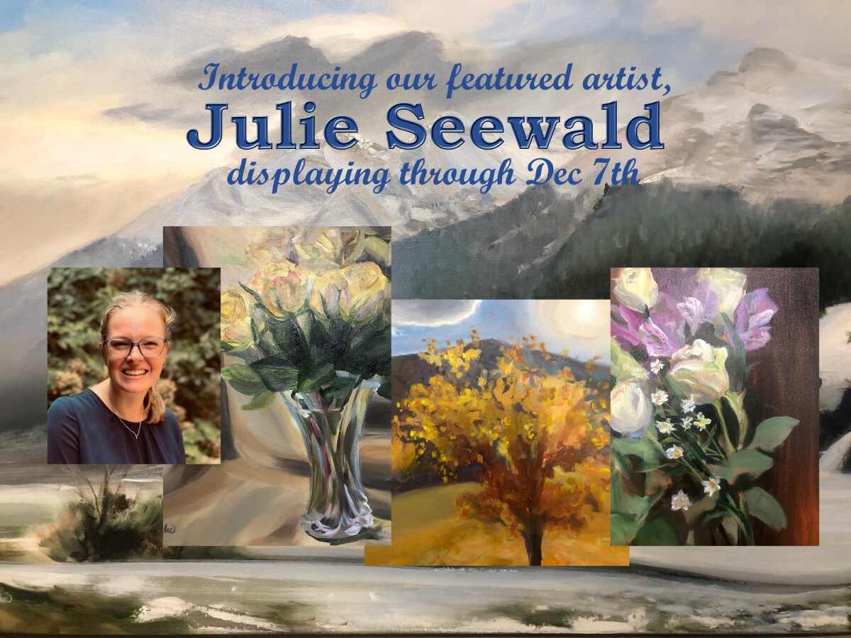 Julie Seewald exhibit flyer