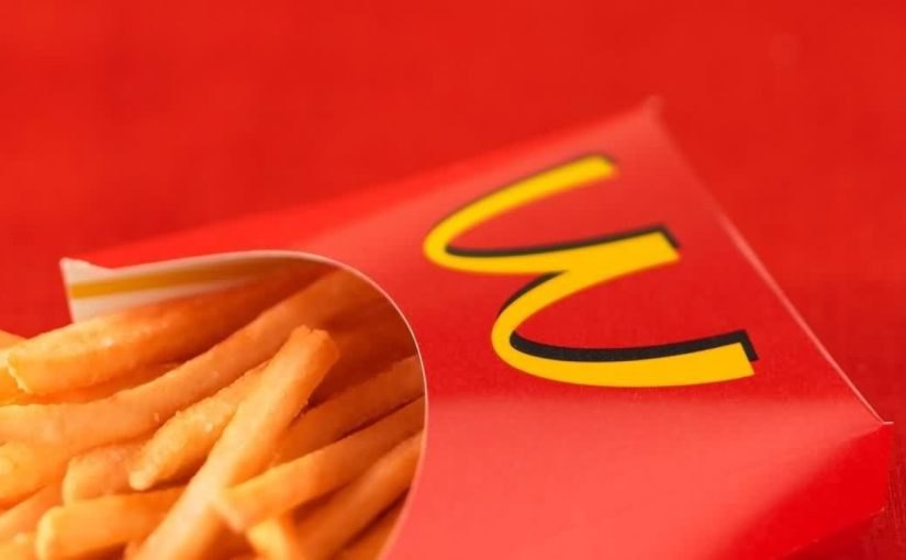 fries in container with M logo