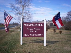 Sign for Wilkins Myrick