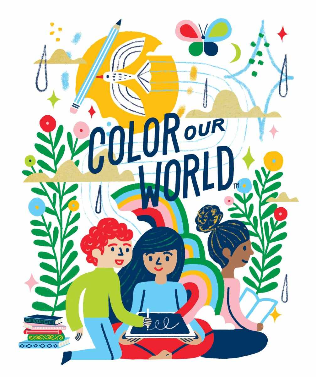 Color our World graphic