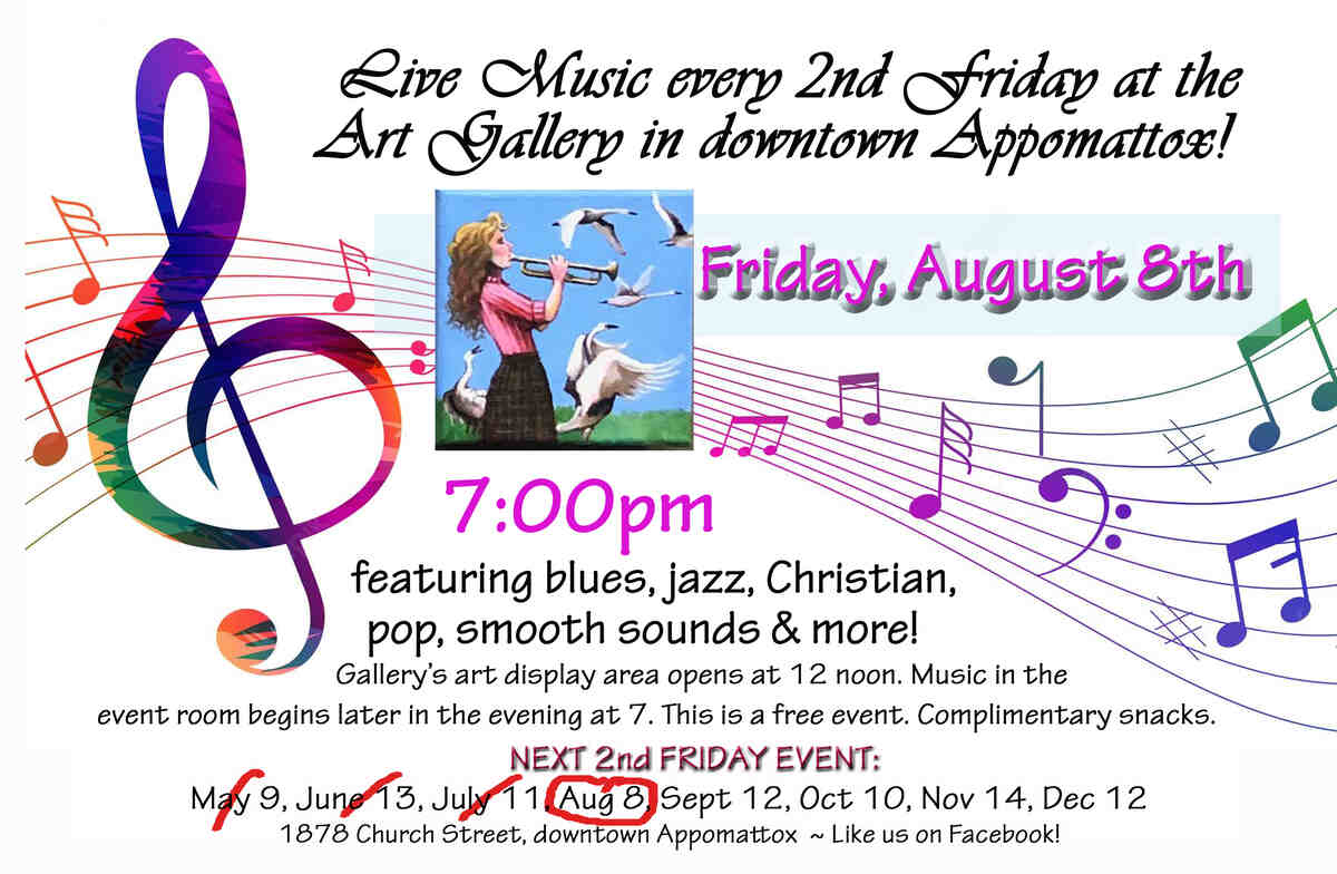 Flyer for Music and Art 2cnd Fridays