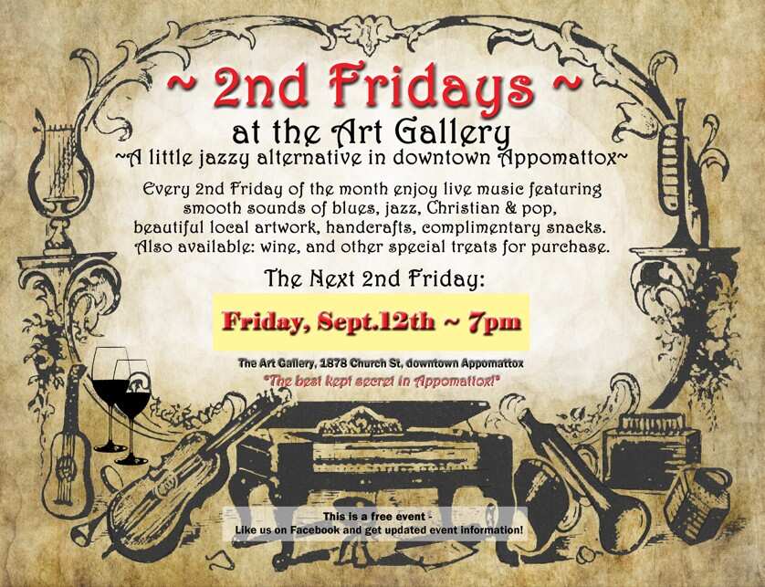 Flyer for Music and Art 2cnd Fridays