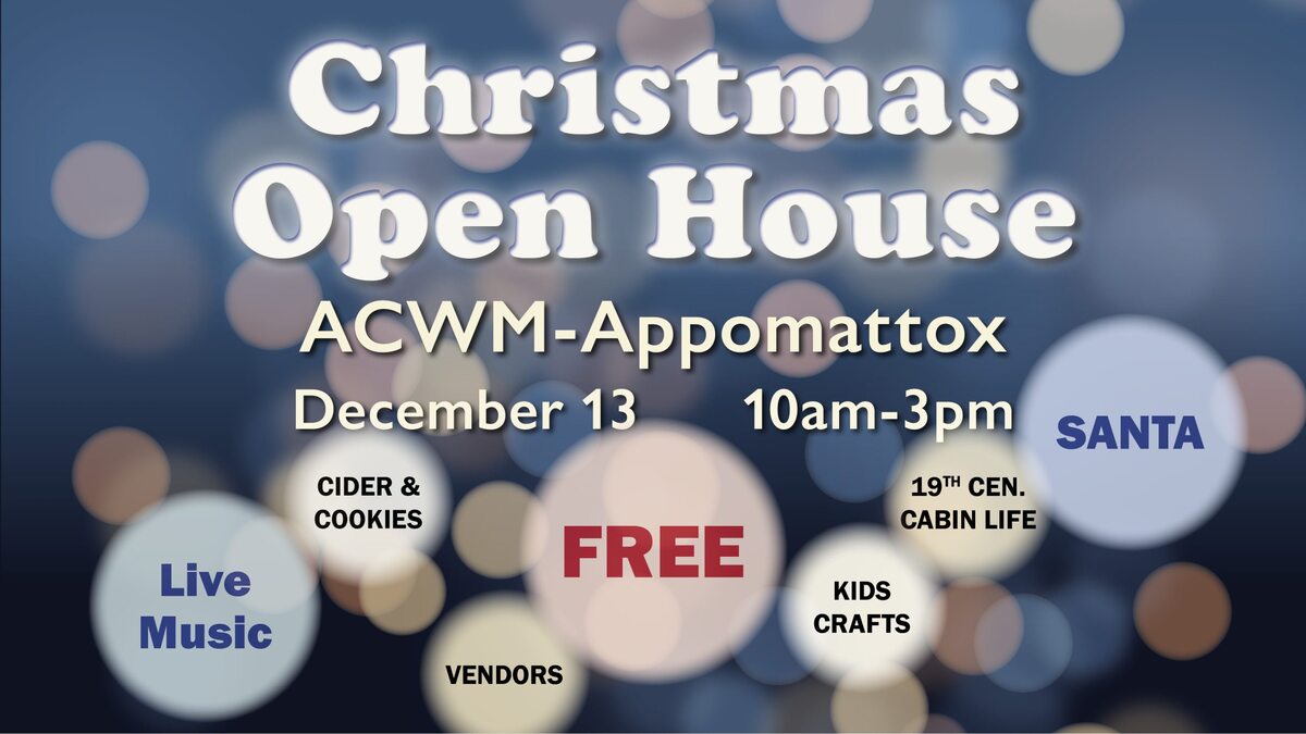 Flyer for Christmas Open House Dec 13