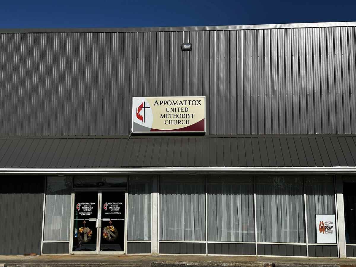 Front of Appomattox United Methodist Church