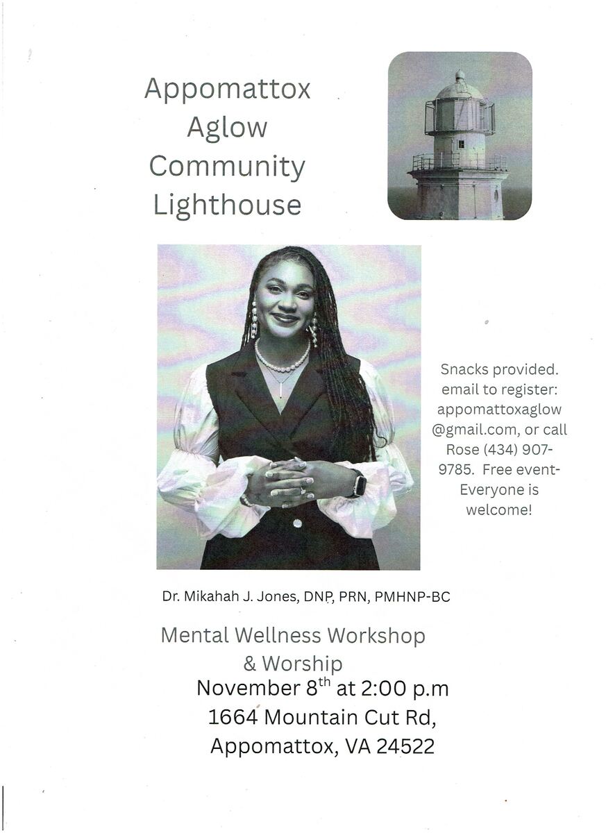 Flyer for Mental Wellness Workshop