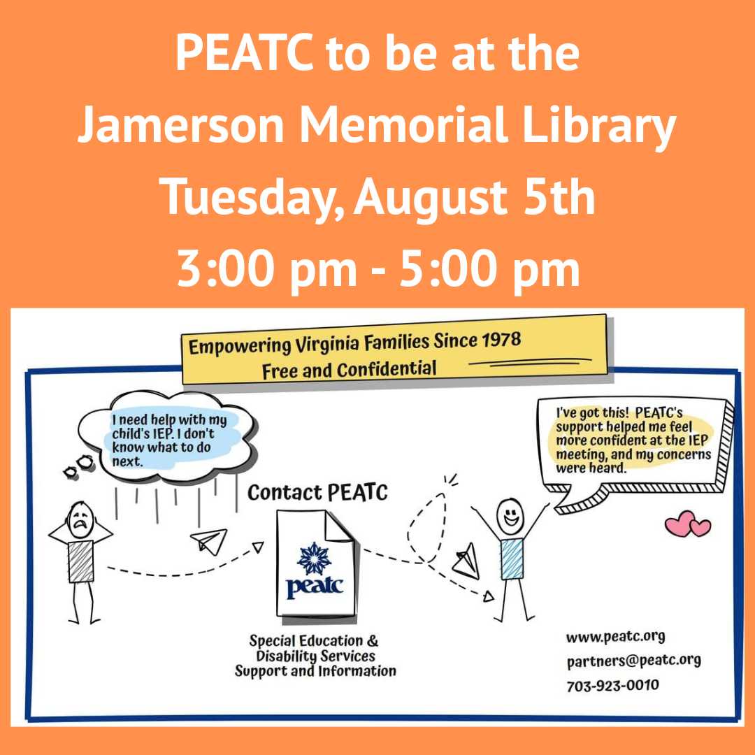 Flyer for PEATC August 5