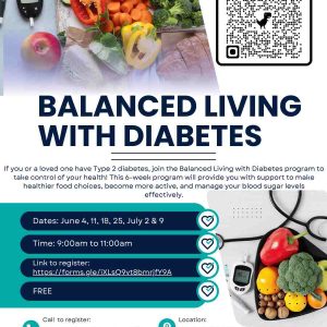 Flyer for Balanced Living with Diabetes