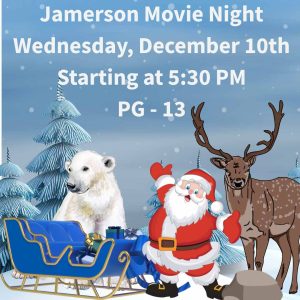 Flyer for Dec Movie Night