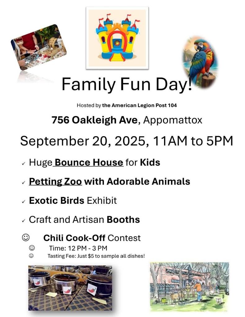 Flyer for Family fun Day