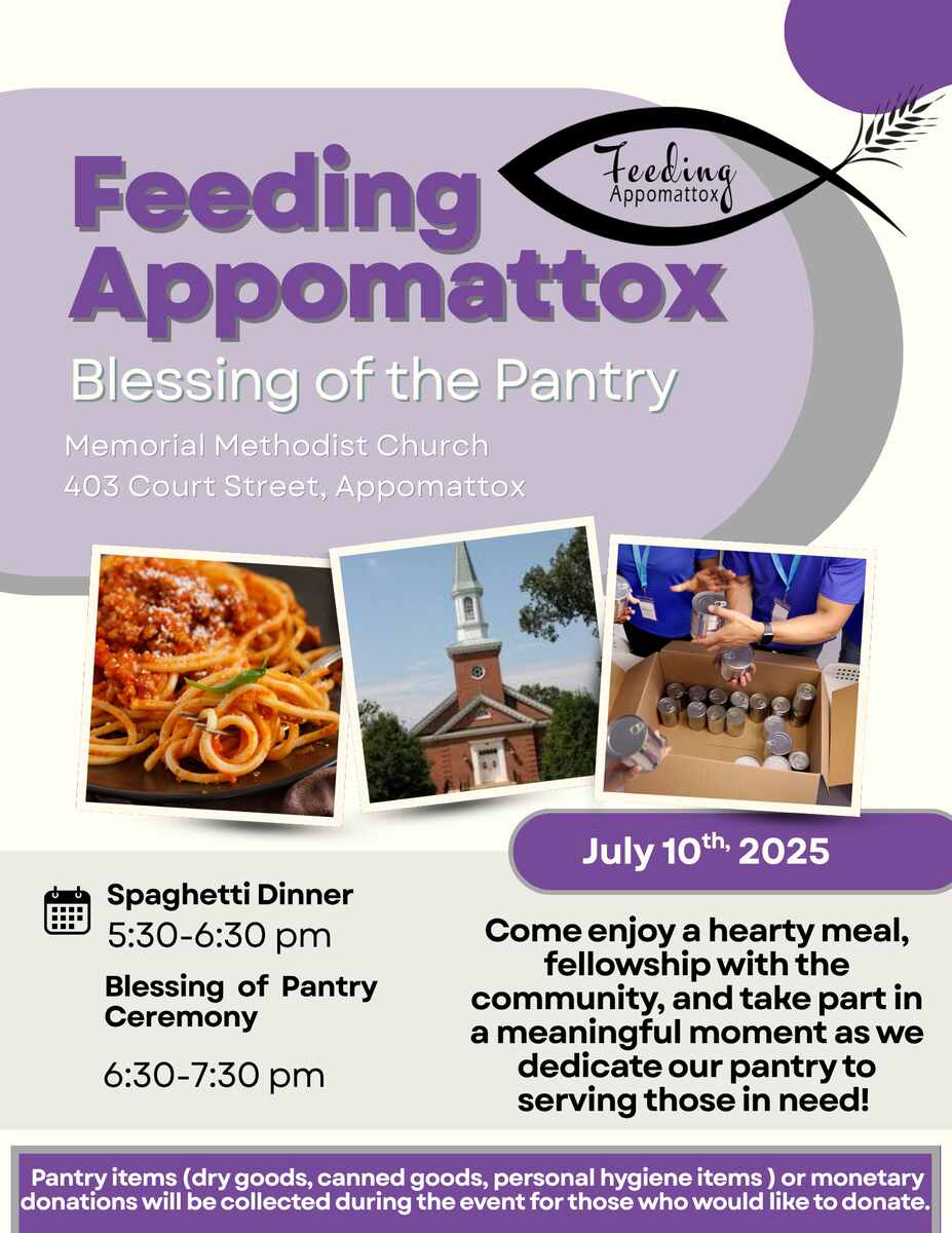 Flyer for Feeding Appomattox