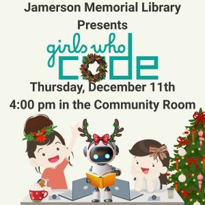Flyer for Girls who Code Dec 11