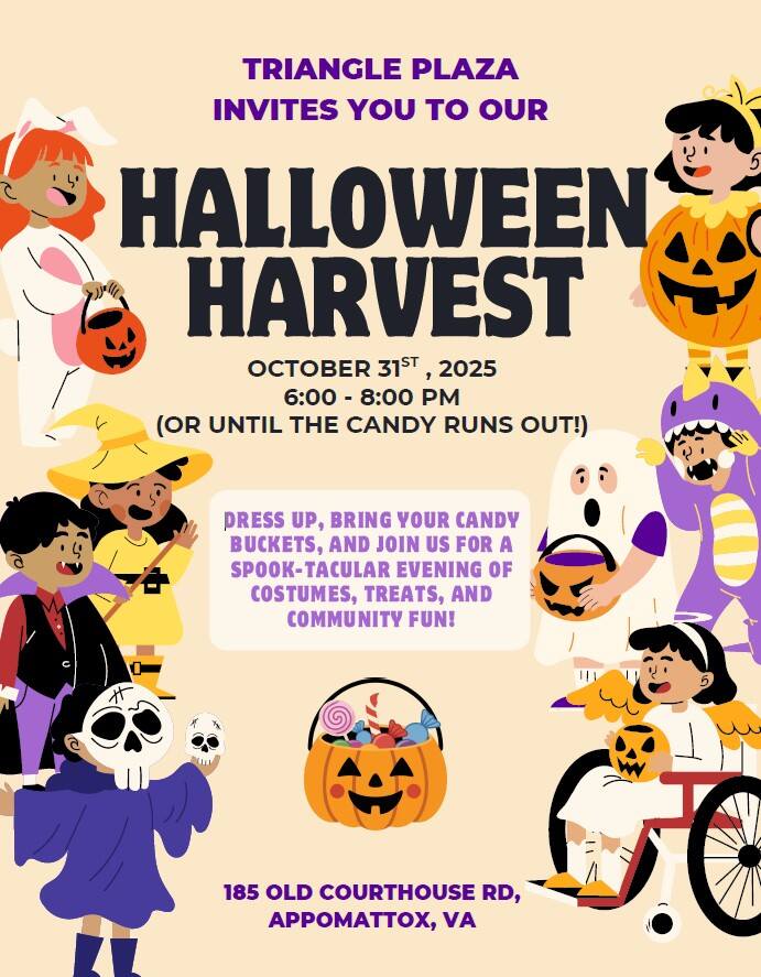 Flyer for Halloween Harvest