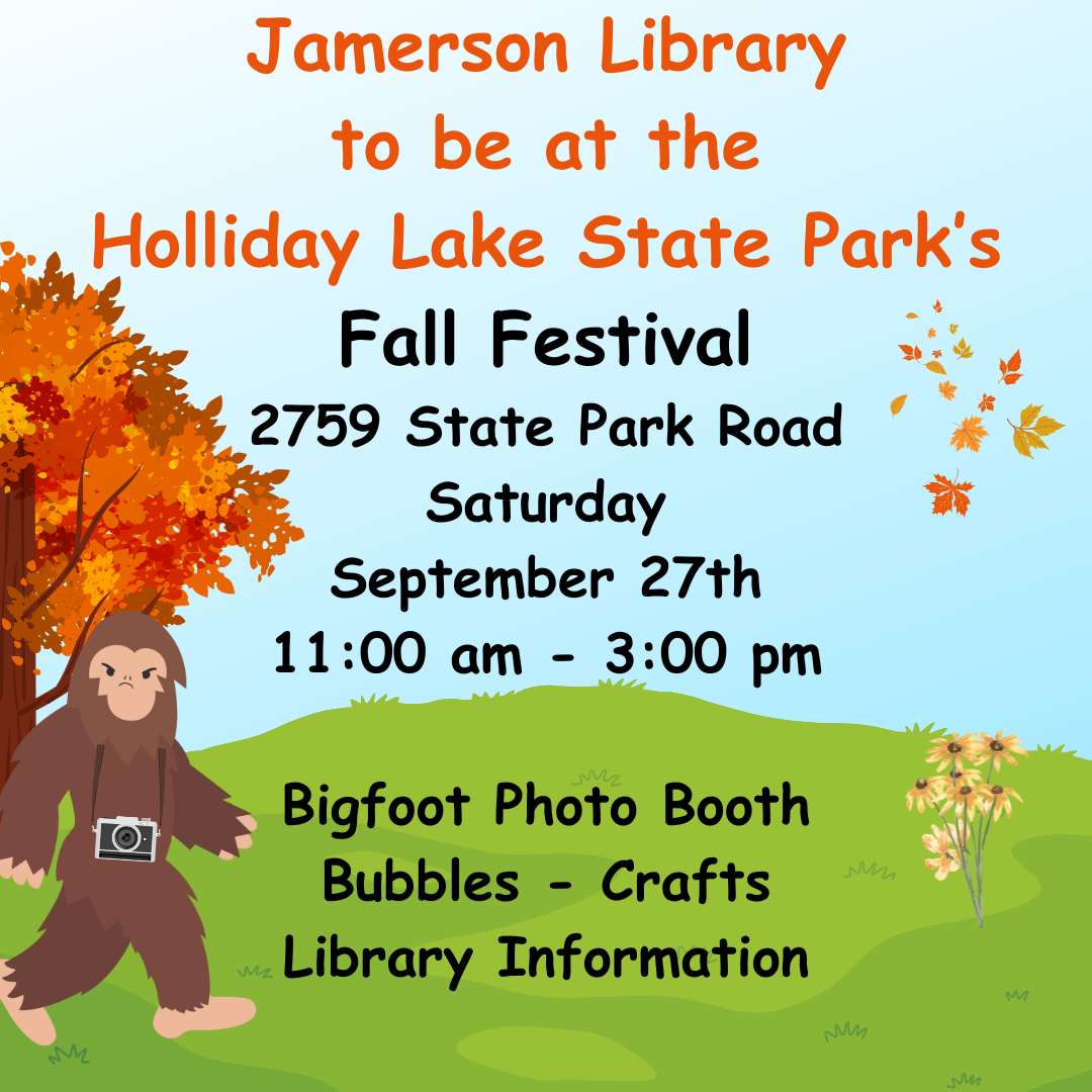 Flyer for Holliday Lake Fall Festival Sept 27