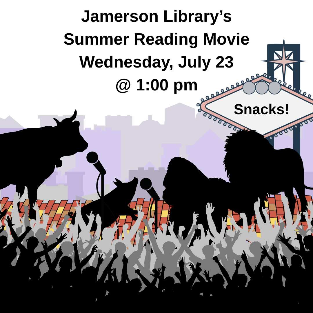 Flyer for Summer Reading Movie July 23