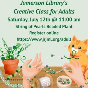 Flyer for JL Creative Class for Adults