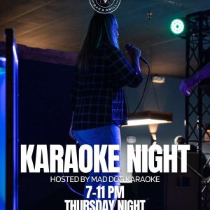 Flyer for Karaoke night