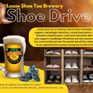 Flyer for Shoe Drive