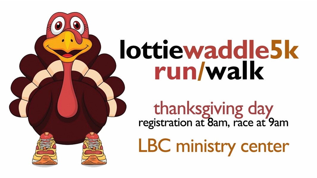 Flyer for Lottie Waddle 5k