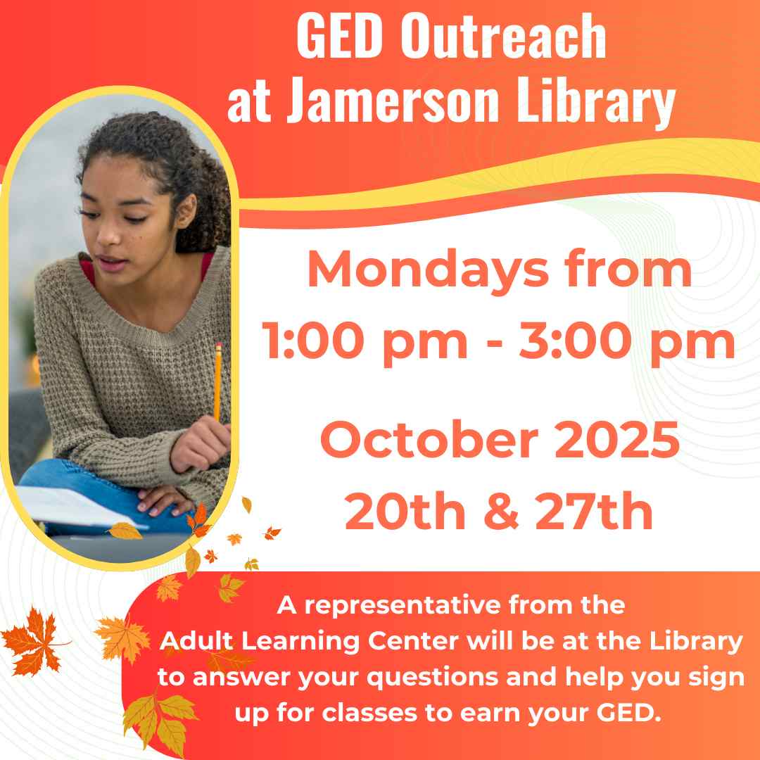 Flyer for GED Outreach Oct 2025