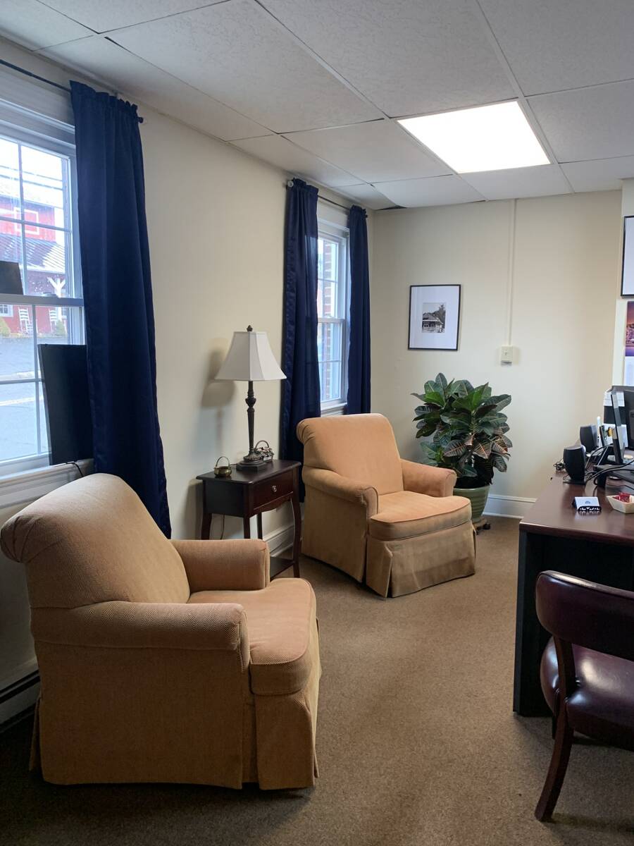 Comfortable seating in office