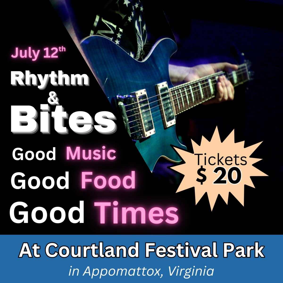 Rhythm & Bites flyer