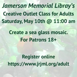 Sea Glass Mosaic class flyer