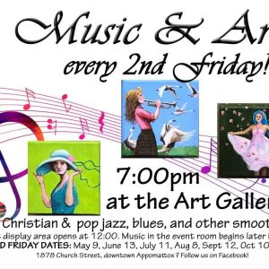 Flyer for Music and Art 2cnd Fridays