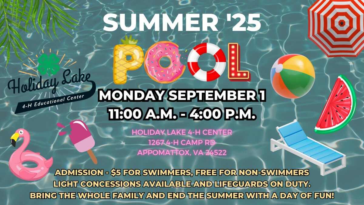 Flyer for Pool Party Sep 1, 2025
