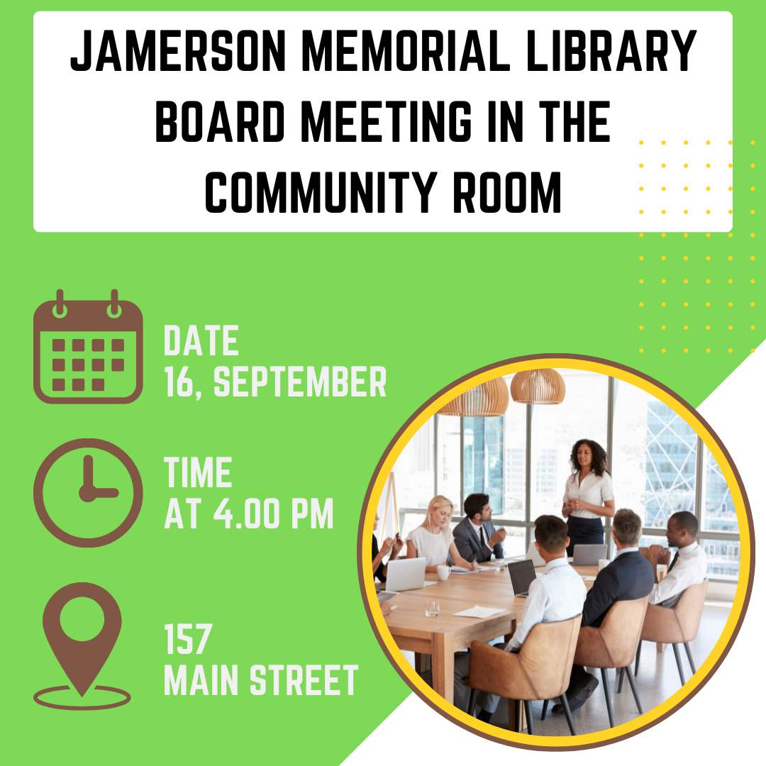 Flyer for Sept 16 Board Meeting