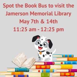 Flyer for Spot the Book Bus