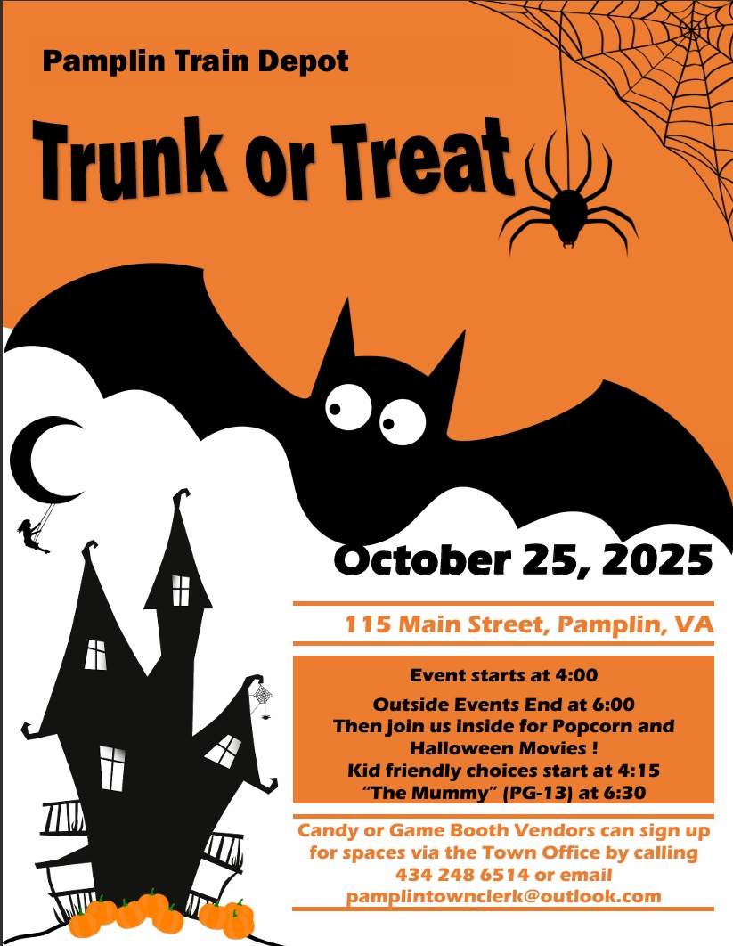 Flyer for Trunk or Treat Oct 25