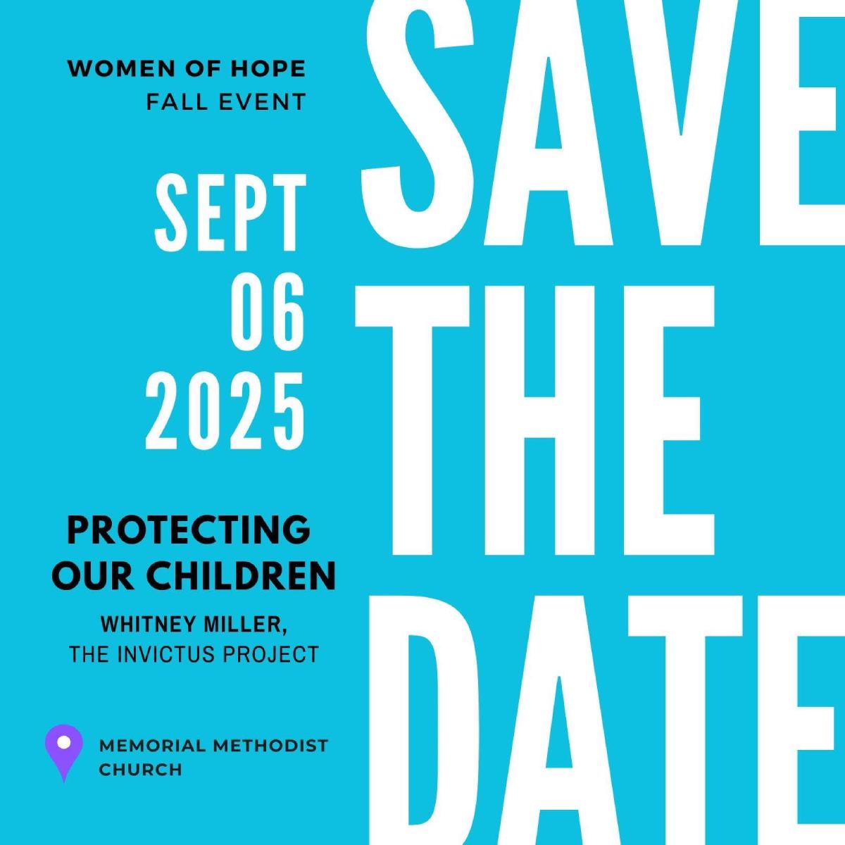 Flyer for Protecting Our Children event