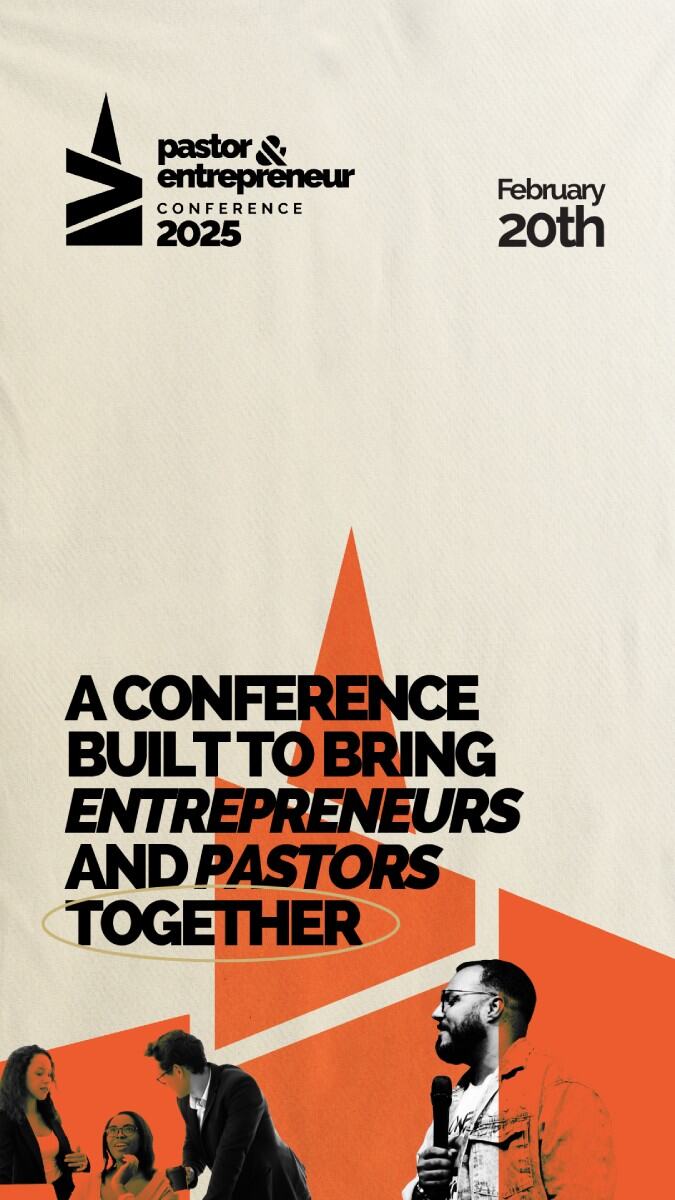 Flyer for pastor and entrepreneur conference