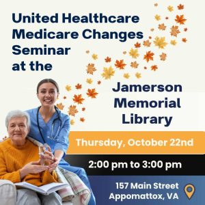 Flyer for Oct 22 United Healthcare