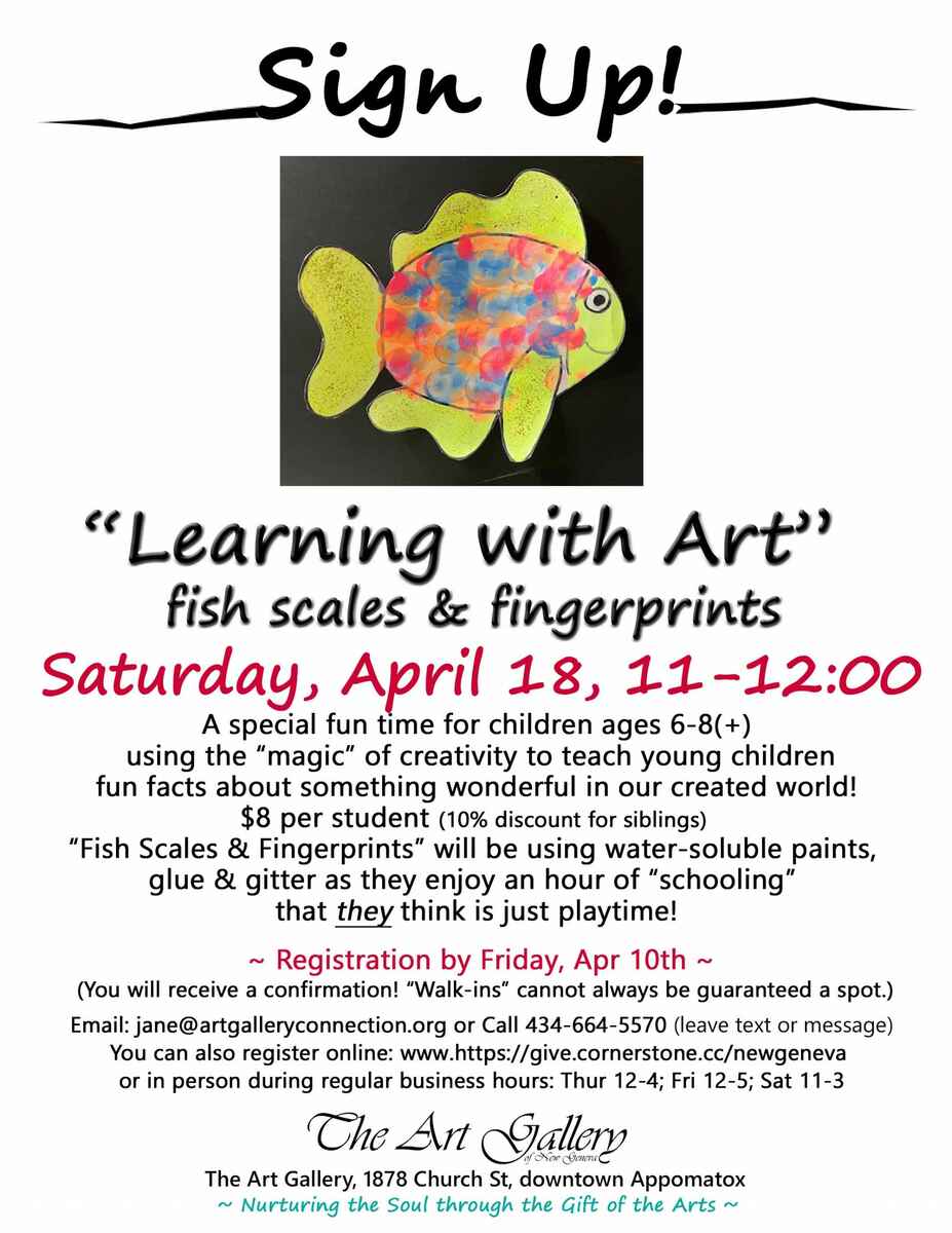 Flyer for Learning with Art