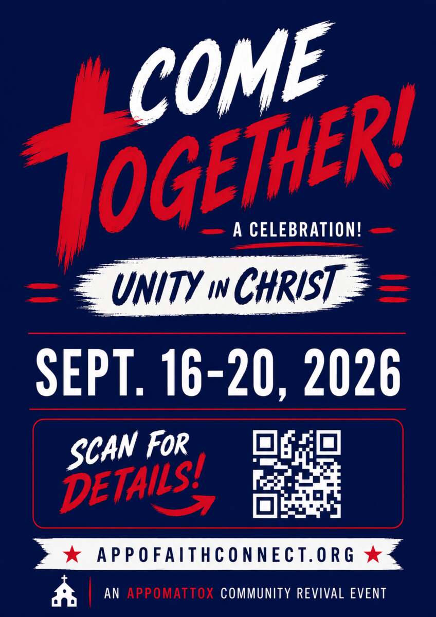 Flyer for Come Together, Unity in Christ Sept 16-20