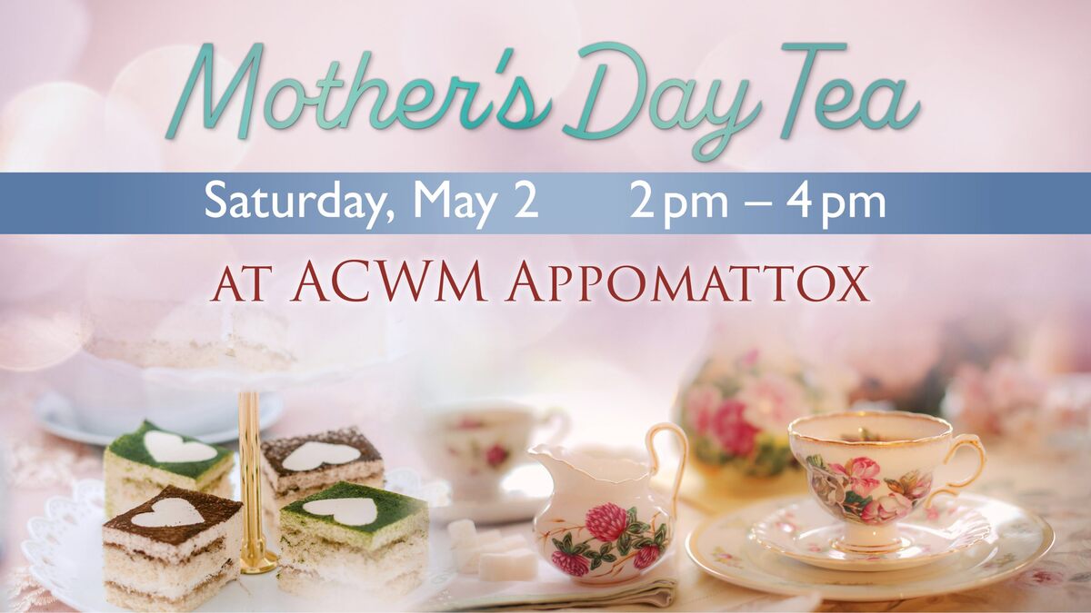 Flyer for Mothers Day tea