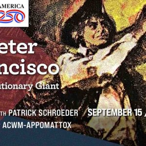 Flyer for Peter Francisco talk Sept 15