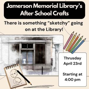 Flyer for after school crafts