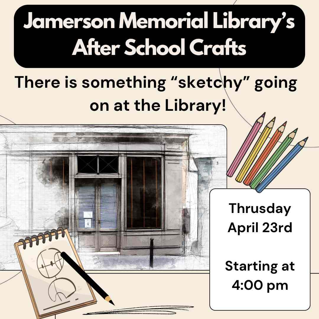 Flyer for after school crafts
