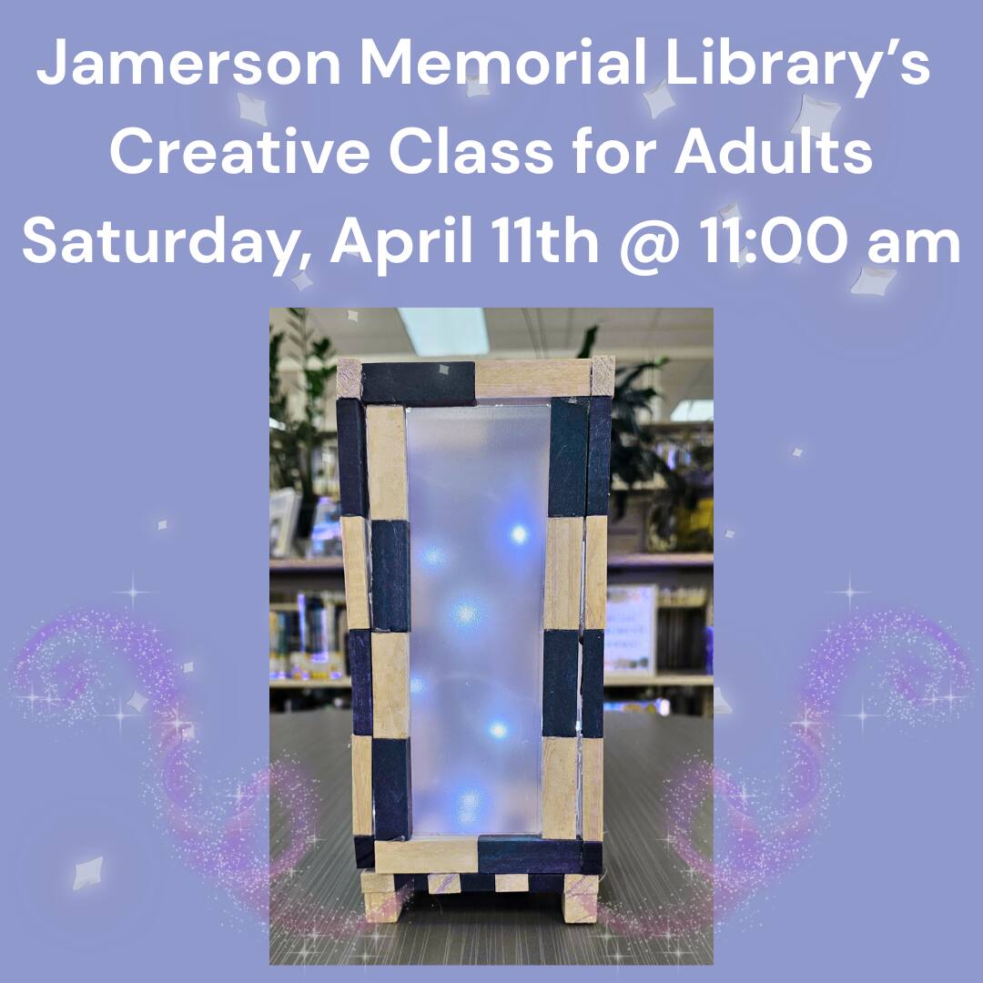 Flyer for April Creative Class