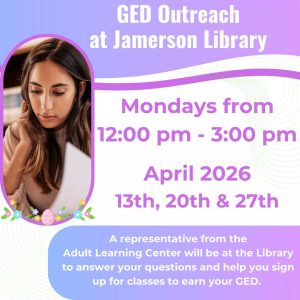 Flyer for GED Outreach