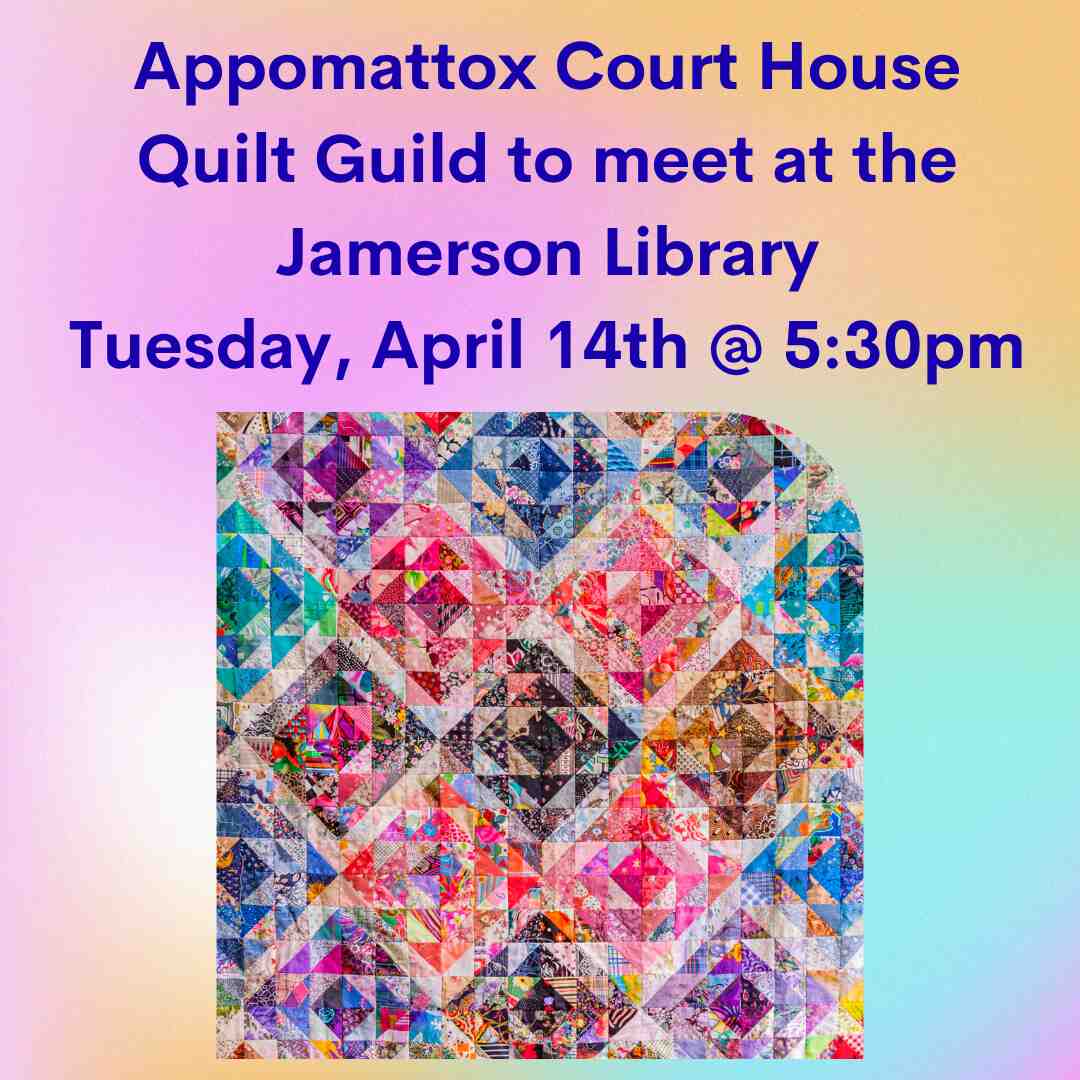 Flyer for Quilt Guild