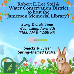 Flyer for Story and Craft Time
