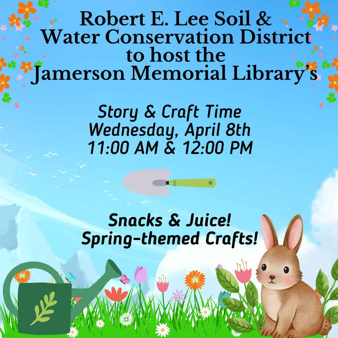 Flyer for Story and Craft Time