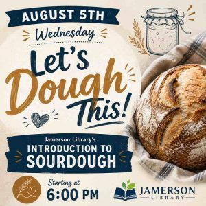 Flyer for August Sourdough class