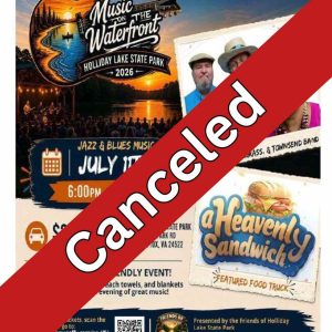 flyer for canceled event