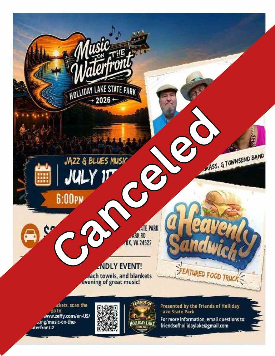 flyer for canceled event