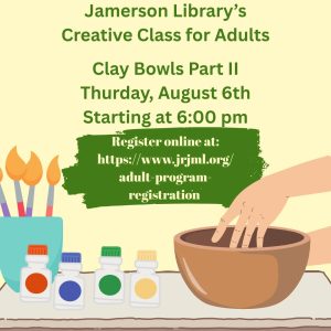 Flyer for Clay Bowls Part 2